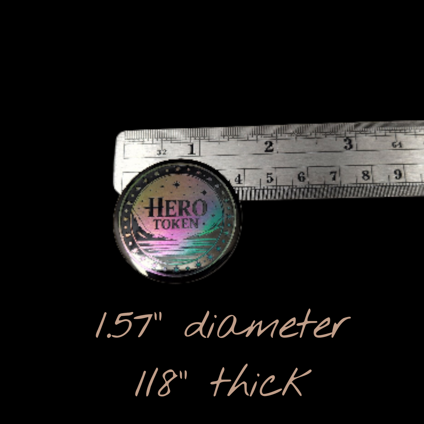 Metal Hero token-TTRPG