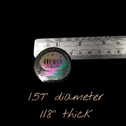 Metal Hero token-TTRPG