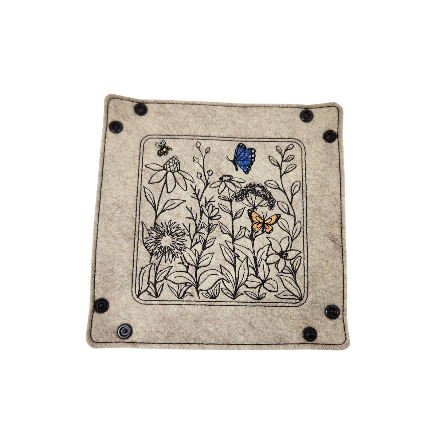 Flower and butterfly dice tray- RPG