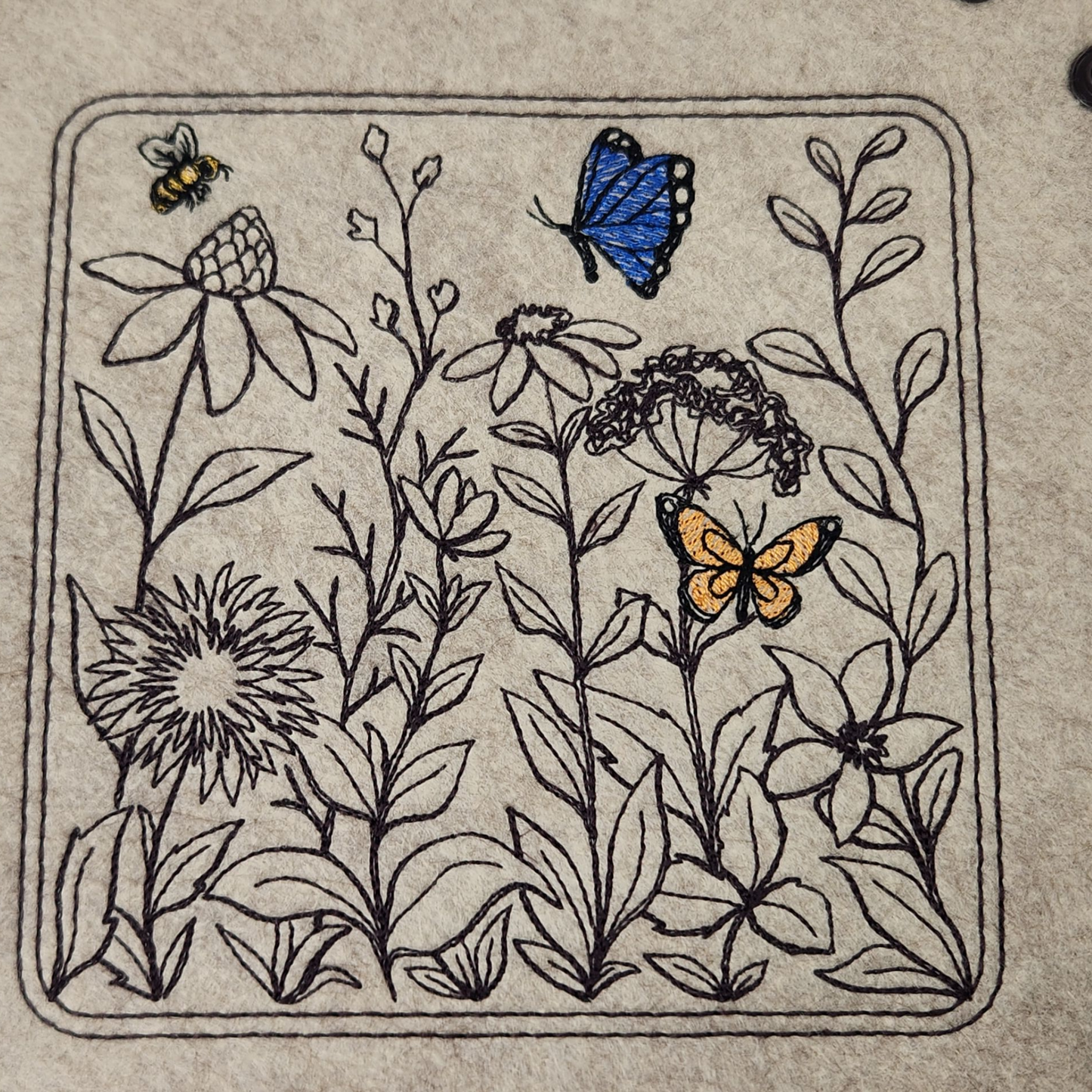 Flower and butterfly dice tray- RPG