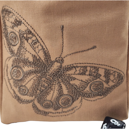 Buckeye butterfly dice bag, extra-large dice pouch