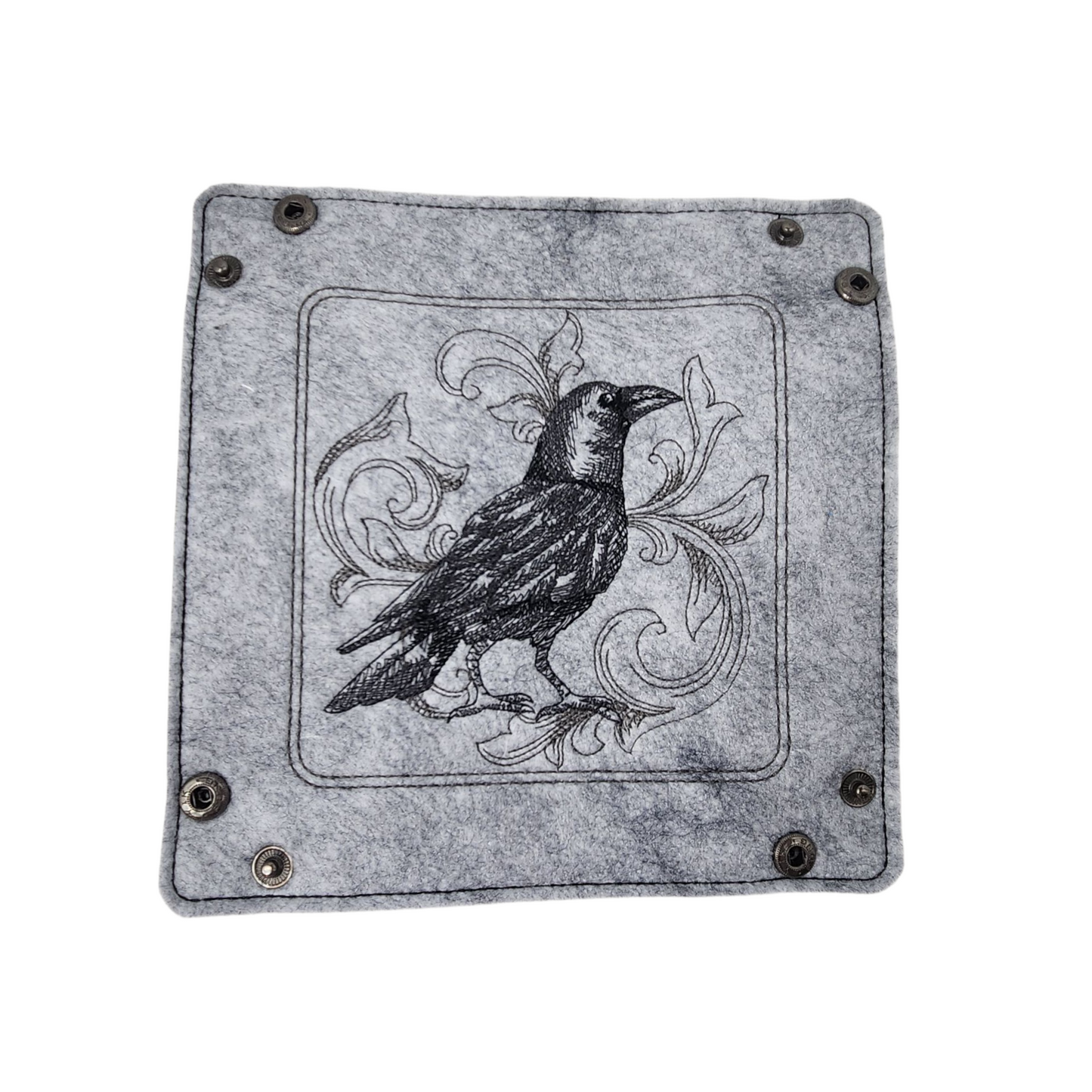 Crow Dice Tray - Stylish & Portable Gaming Accessory