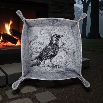 Crow Dice Tray - Stylish & Portable Gaming Accessory