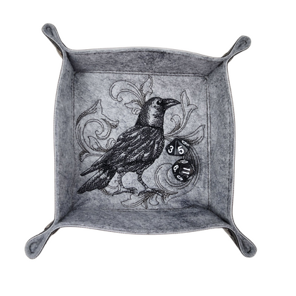 Crow Dice Tray - Stylish & Portable Gaming Accessory