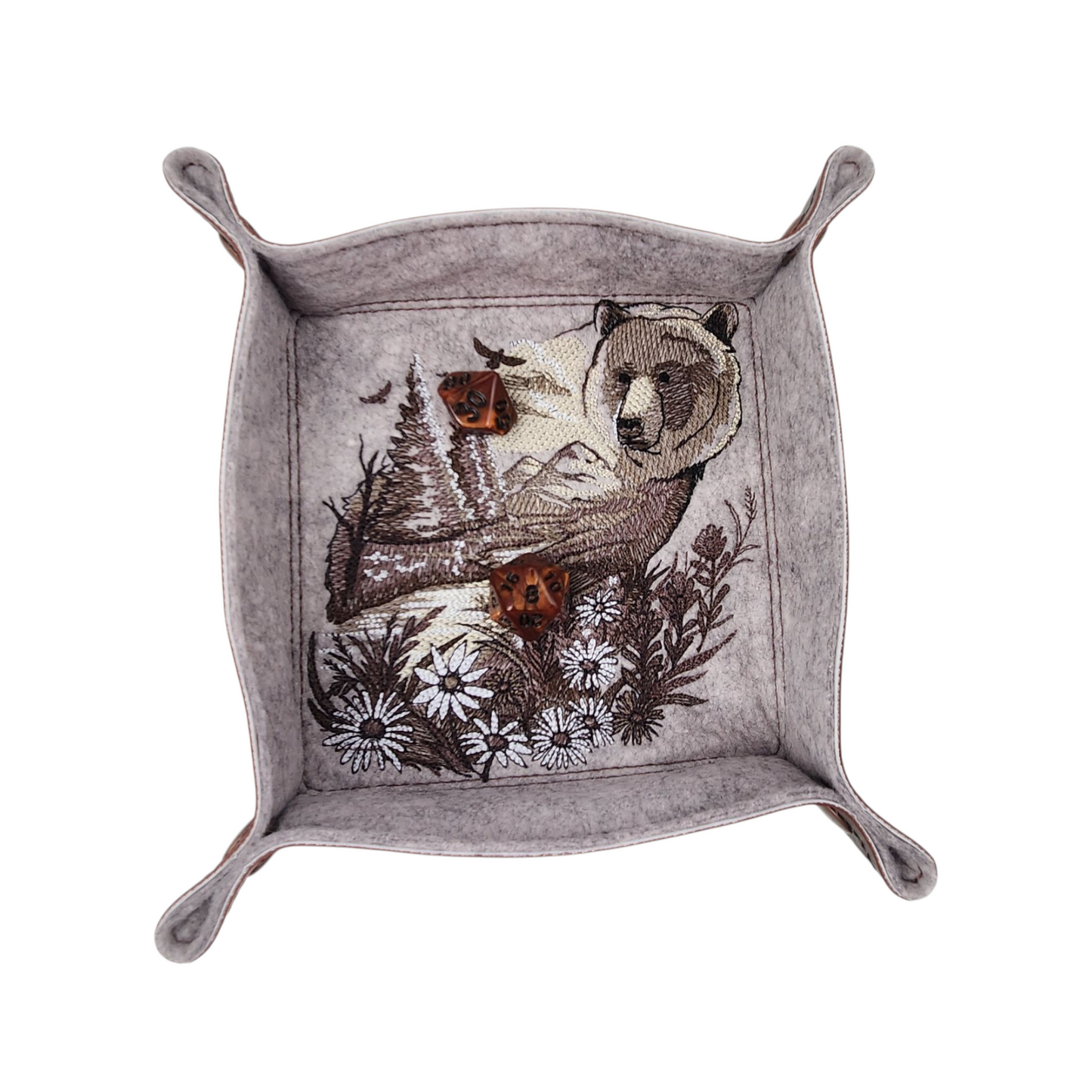 Wilderness Bear Dice Tray
