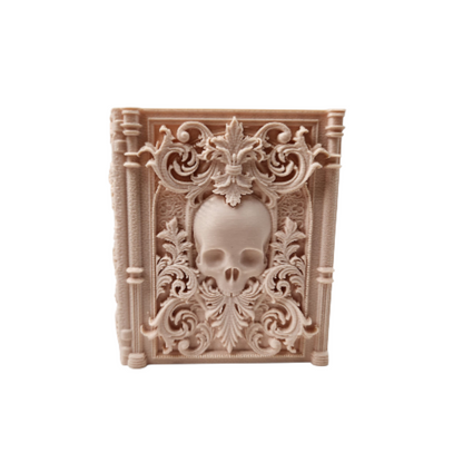 Skeleton Themed TTRPG Gift Set: Dice Tray & Tome