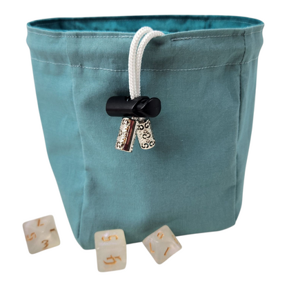 Cute bunny dice bag, TTRPG