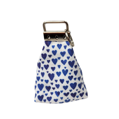 Grab and go small dice pouch with matching dice, Heart themed