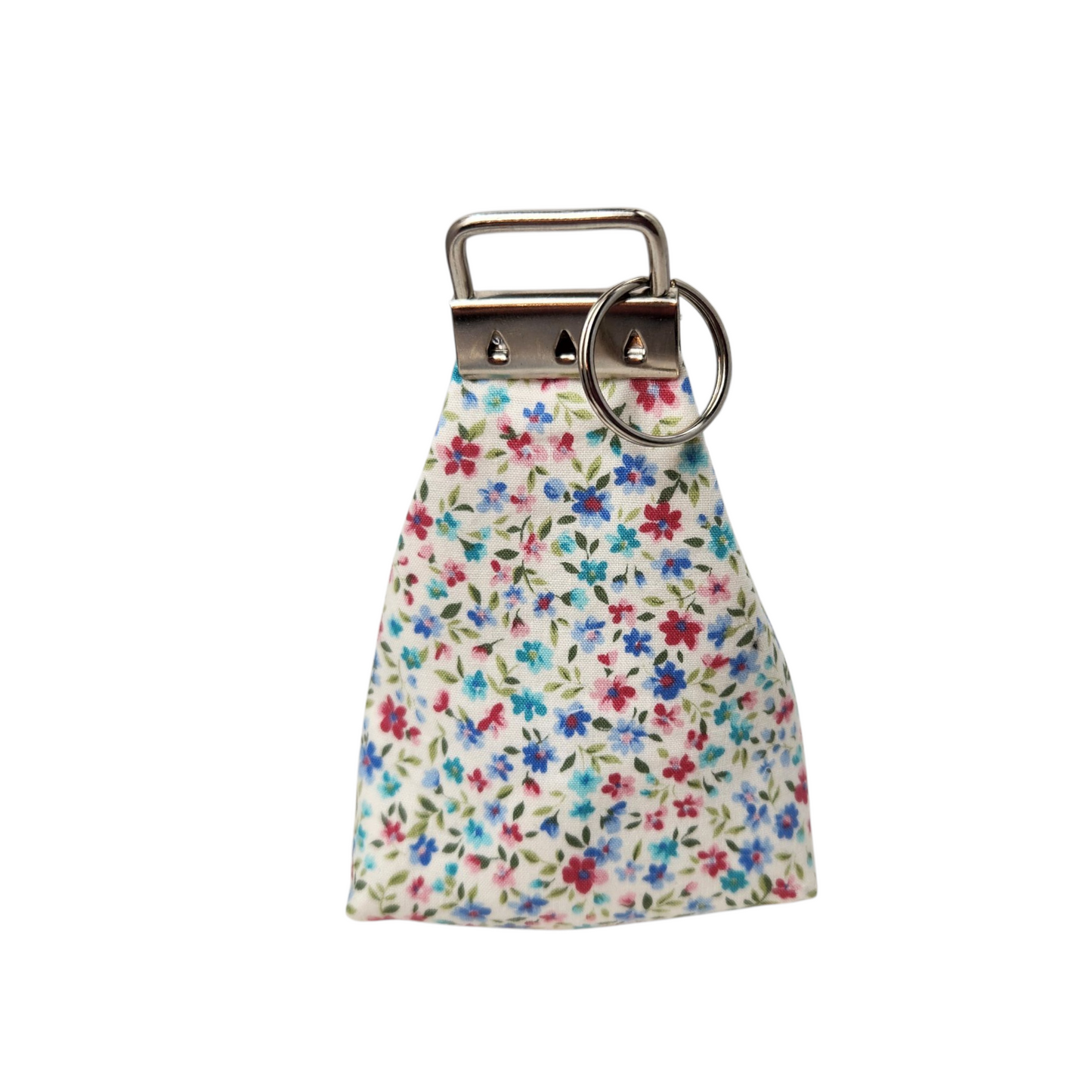 Grab and go small dice pouch with matching dice, floral design