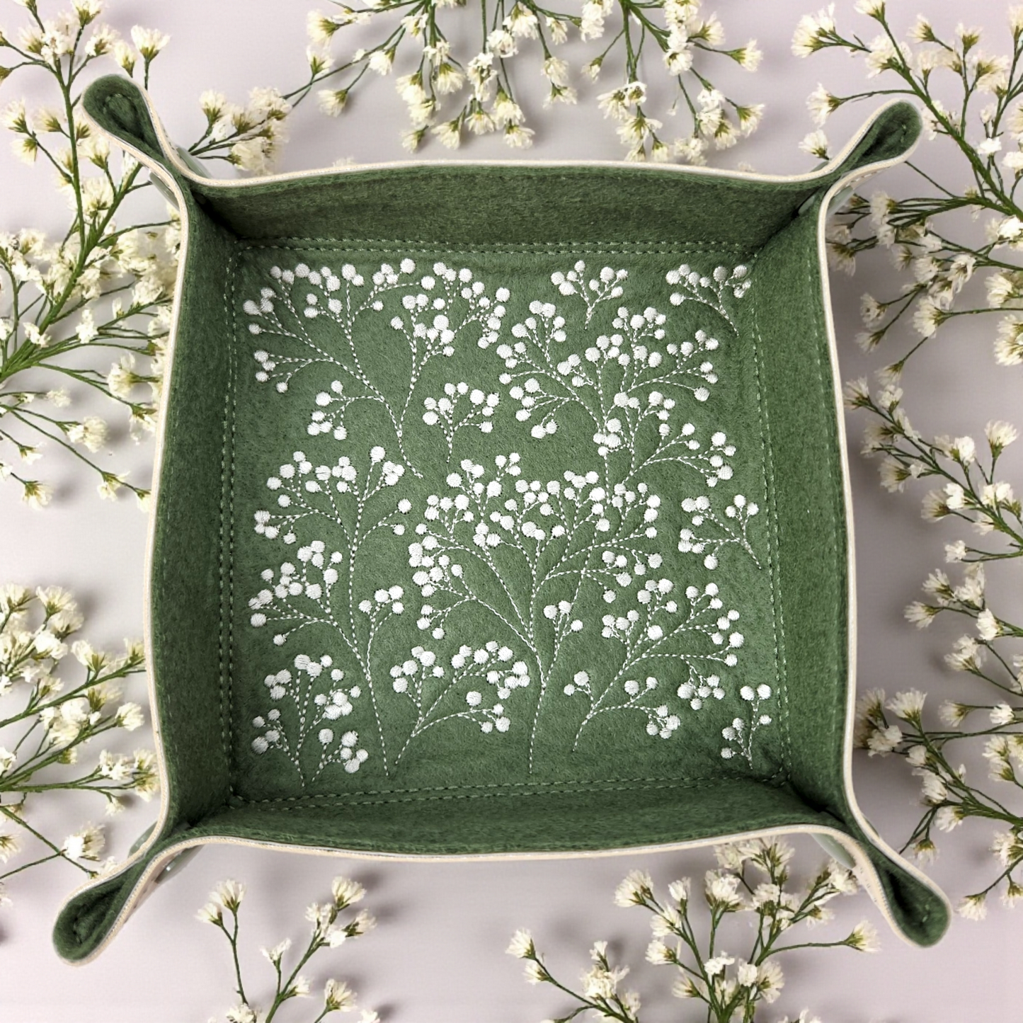 Baby's Breath dice tray