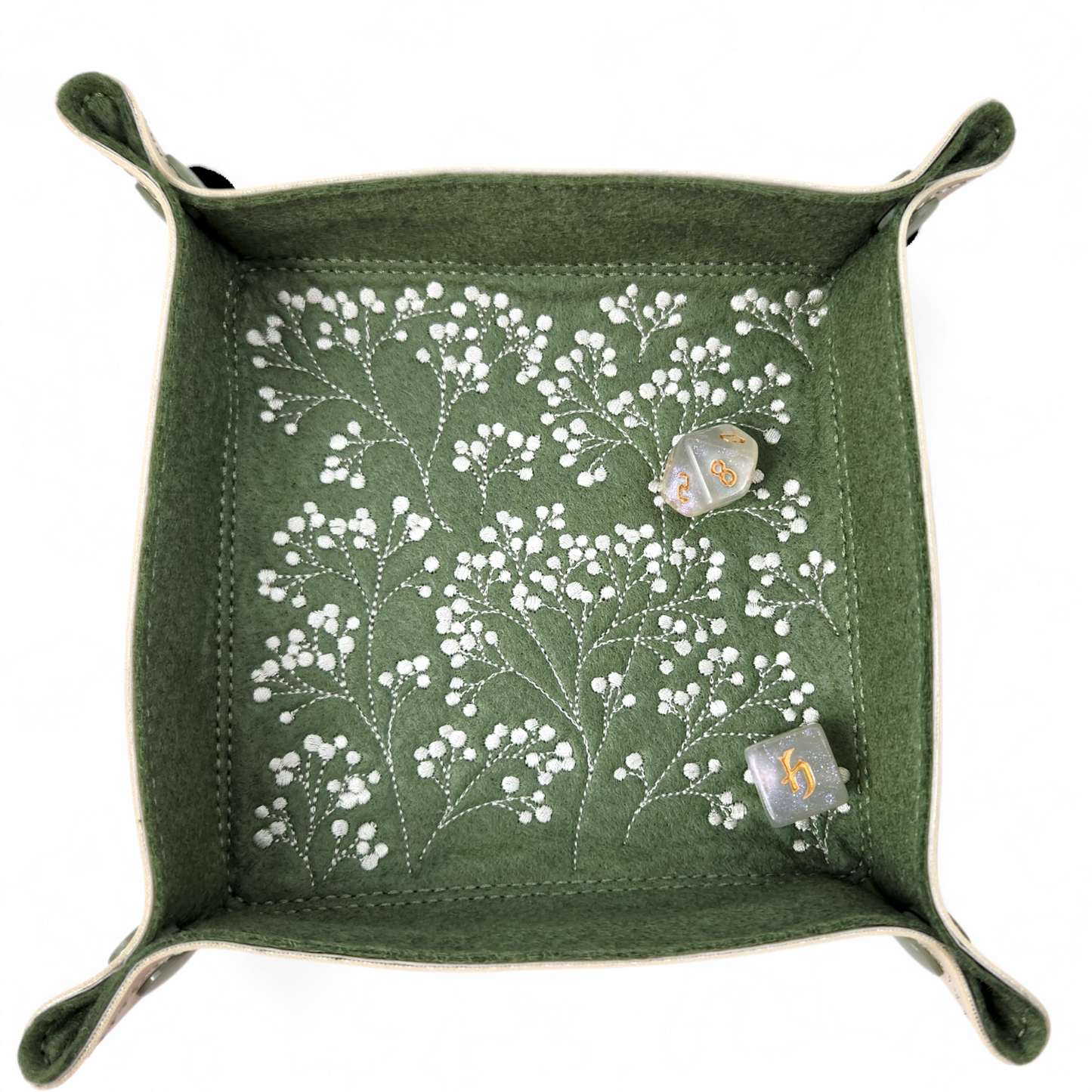 Baby's Breath dice tray