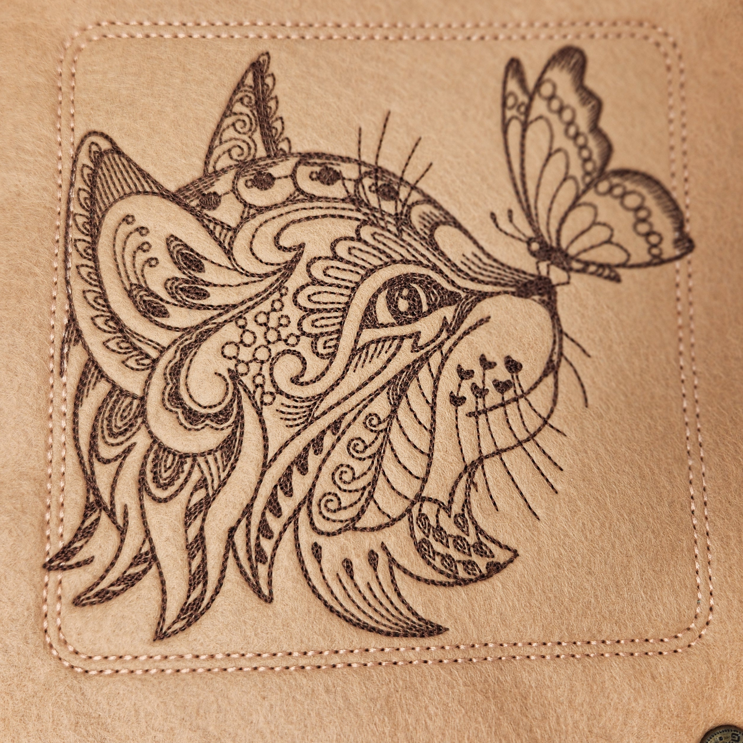 Cat and Butterfly Dice Tray