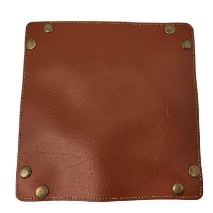 Dice tray, game mat, serene fox design