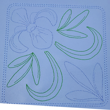 Iris flower dice tray