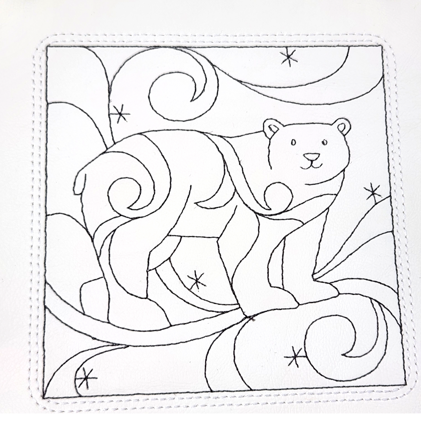 Polar Bear dice tray, TTRPG