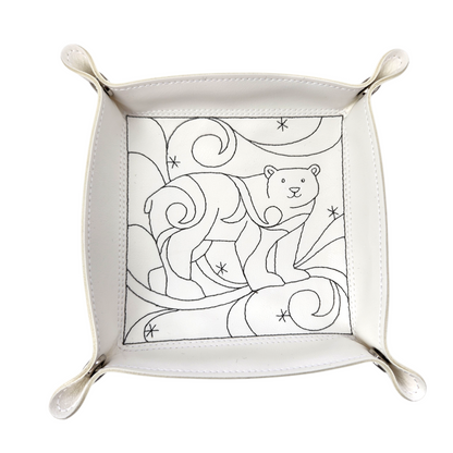 Polar Bear dice tray, TTRPG