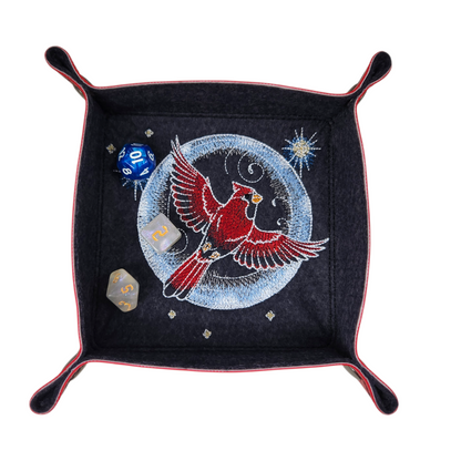 Cardinal Bird dice tray