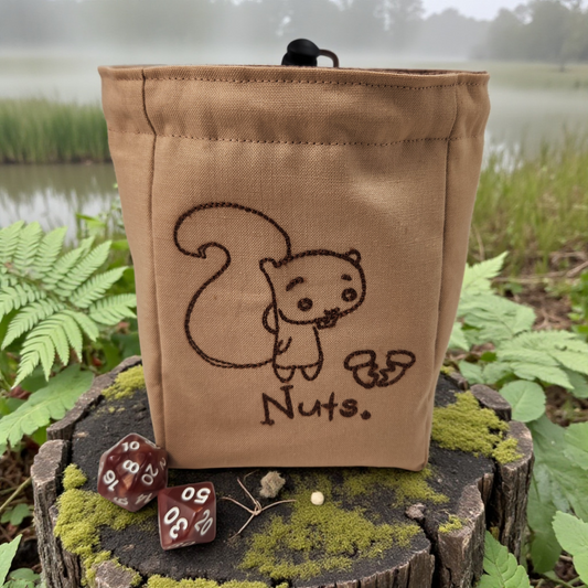 dice bag funny squirrel