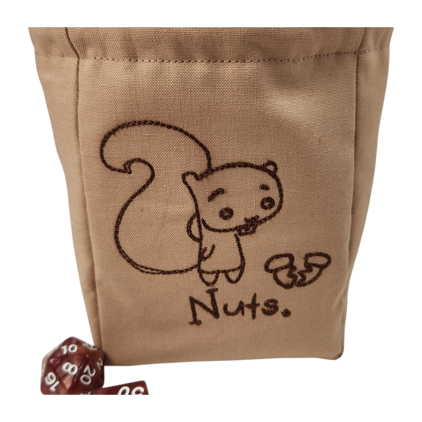 dice bag funny squirrel