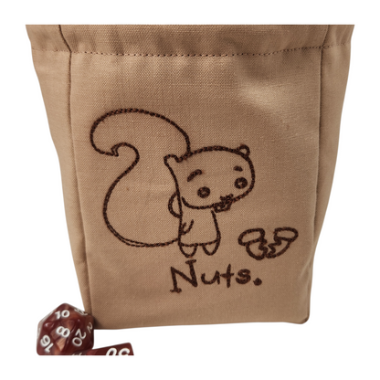 dice bag funny squirrel