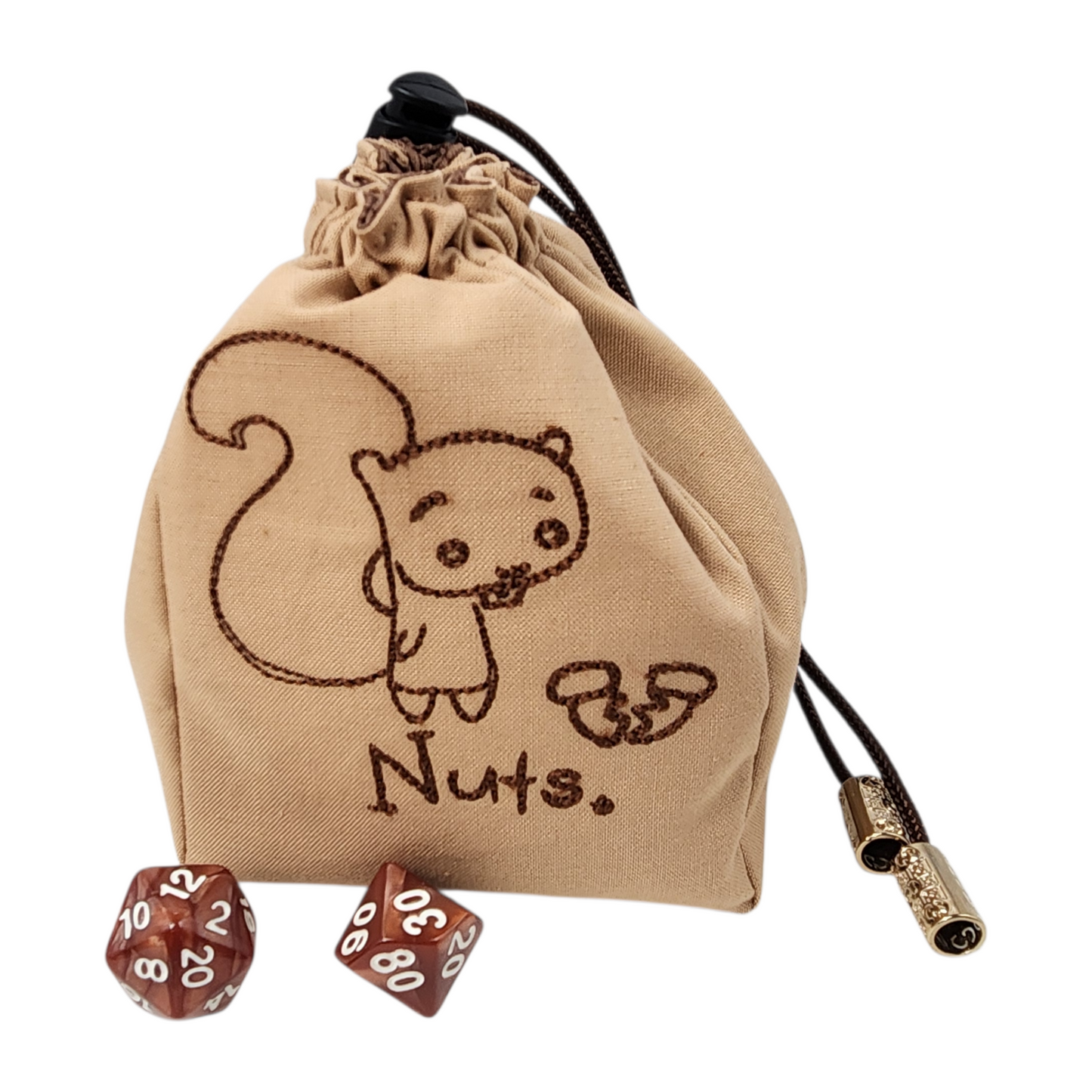 dice bag funny squirrel