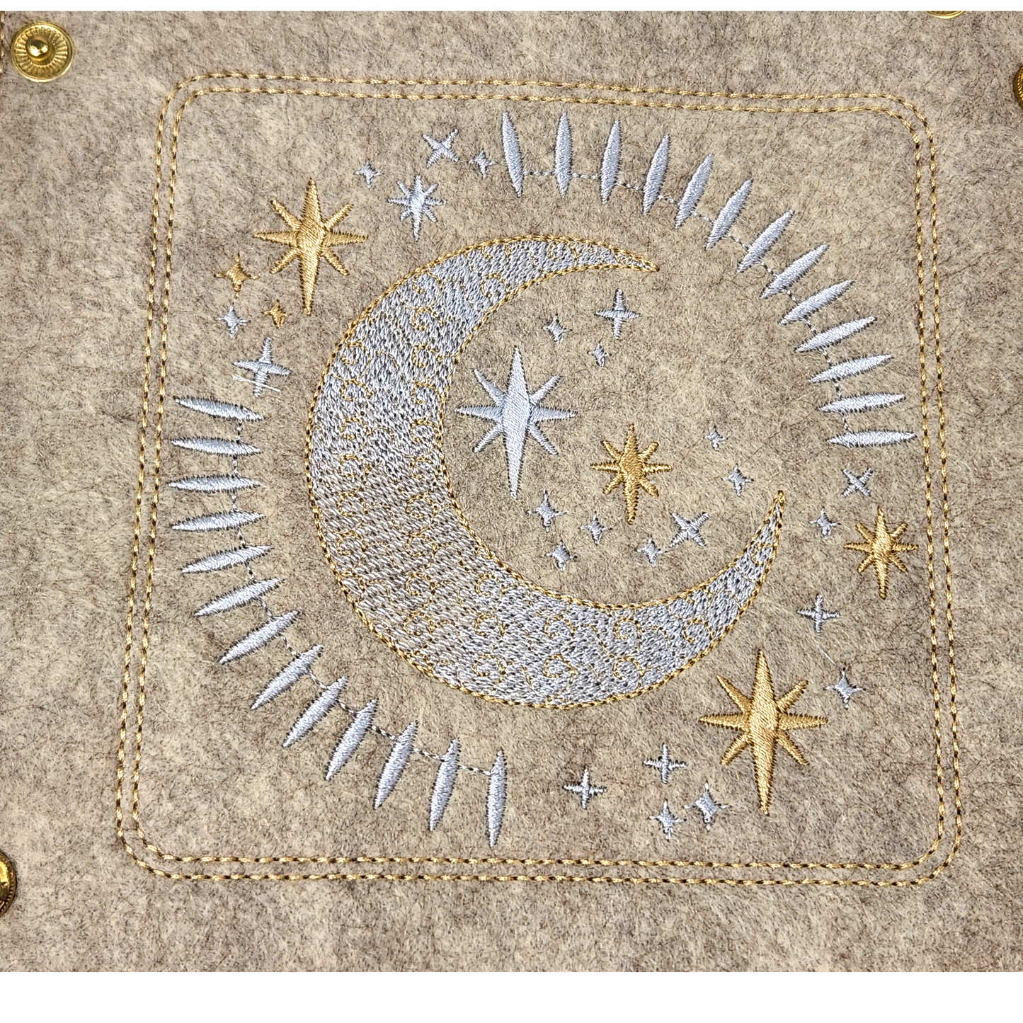 Moon and stars dice tray