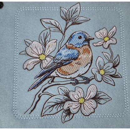 Blossom and Bluebird dice tray