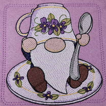 gnome and teacup dice tray