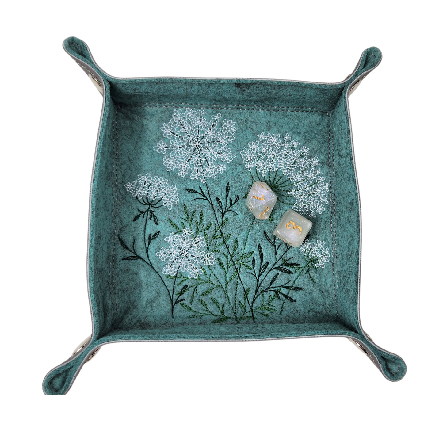 Queen Annes Lace Dice Tray