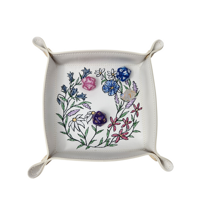 Meadow floral dice tray