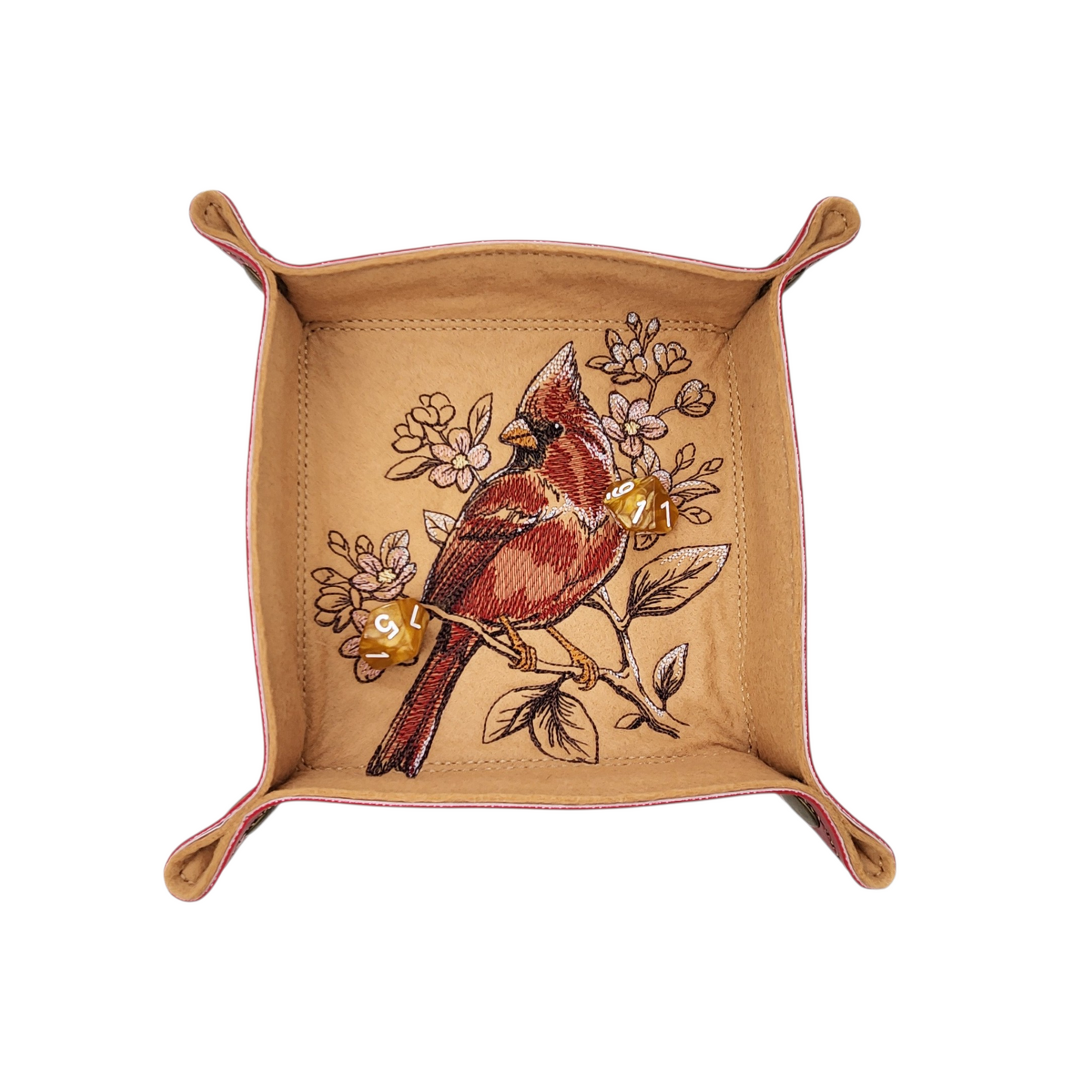 Blossom and Cardinal dice tray