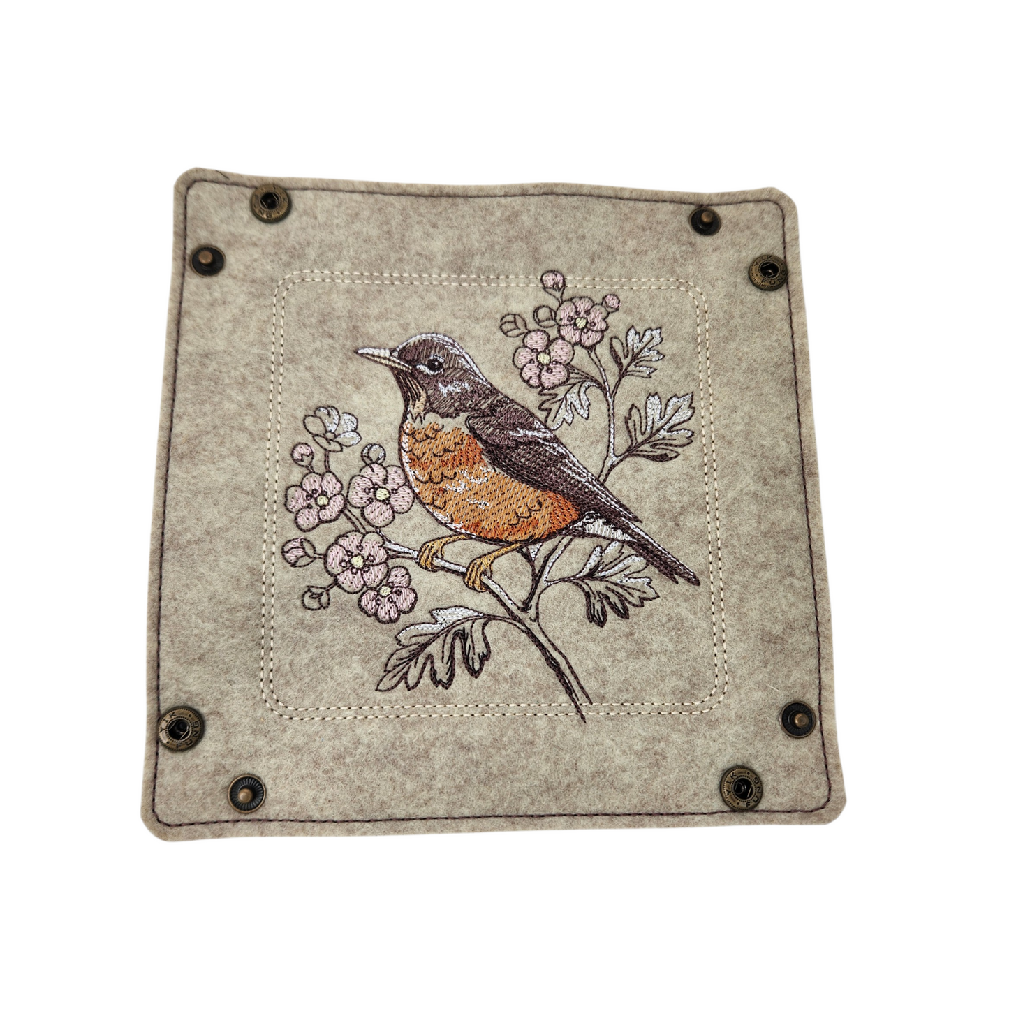 Collapsible Robin Bird dice tray