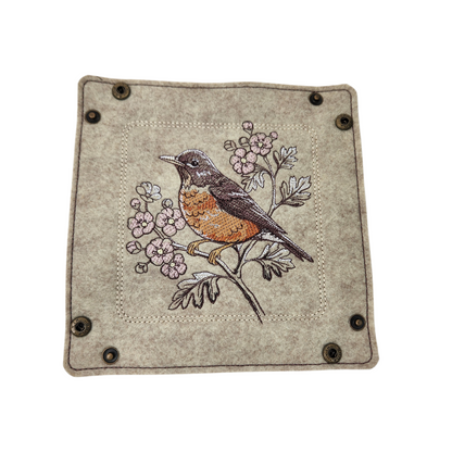 Collapsible Robin Bird dice tray