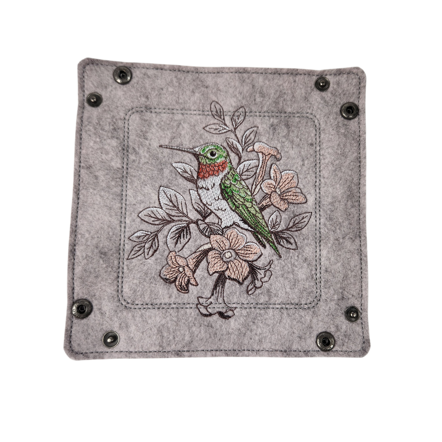 Collapsible Hummingbird dice tray