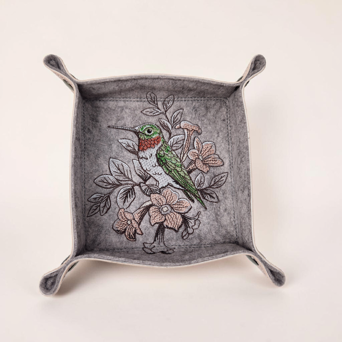 Collapsible Hummingbird dice tray