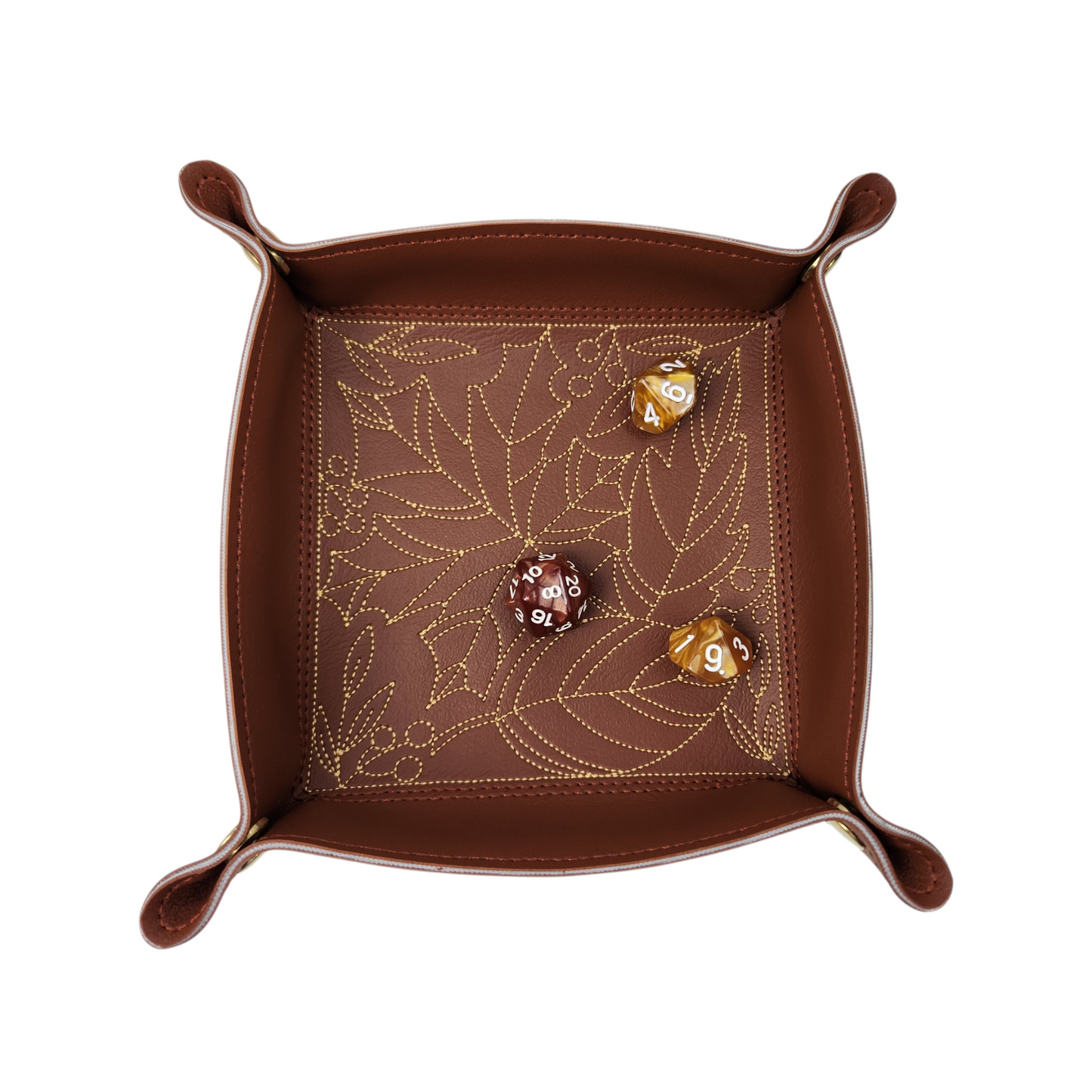 Autumn Leaf Dice Tray