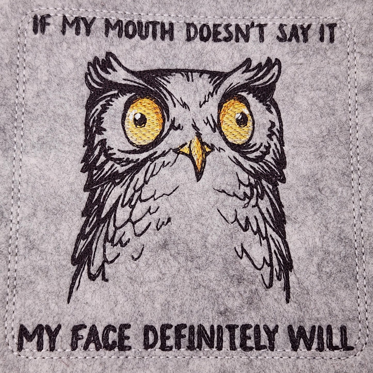 Owl dice tray, funny attitude