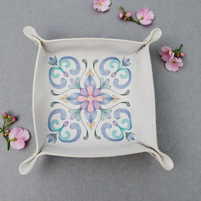 Decorative Floral Dice Tray