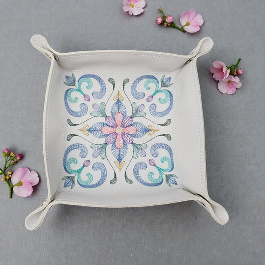 Decorative Floral Dice Tray