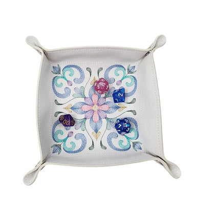 Decorative Floral Dice Tray