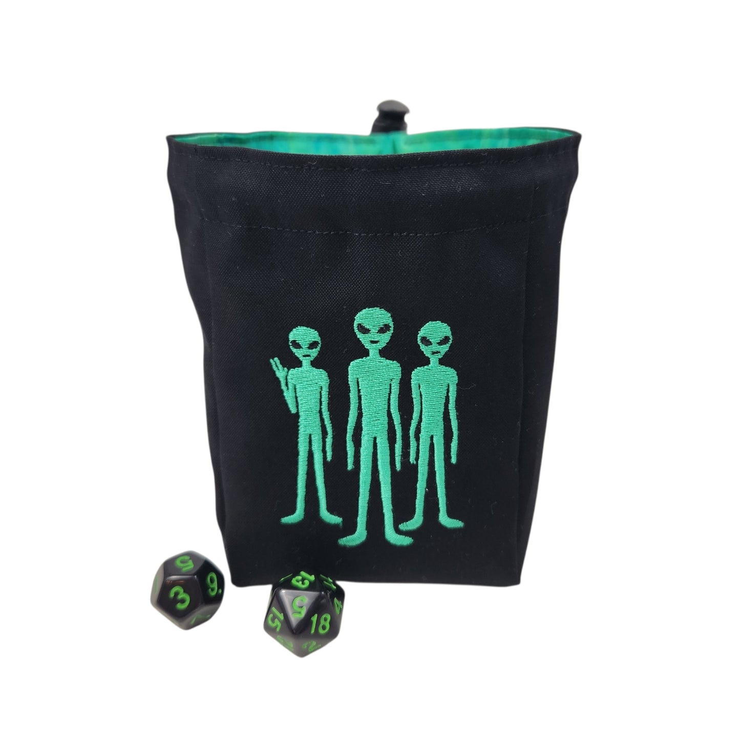 Alien dice bag