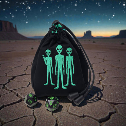 Alien dice bag