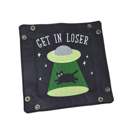 UFO visit dice tray