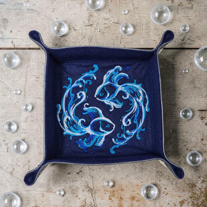 Water spirit dice tray, fish form
