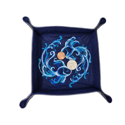 Water spirit dice tray, fish form