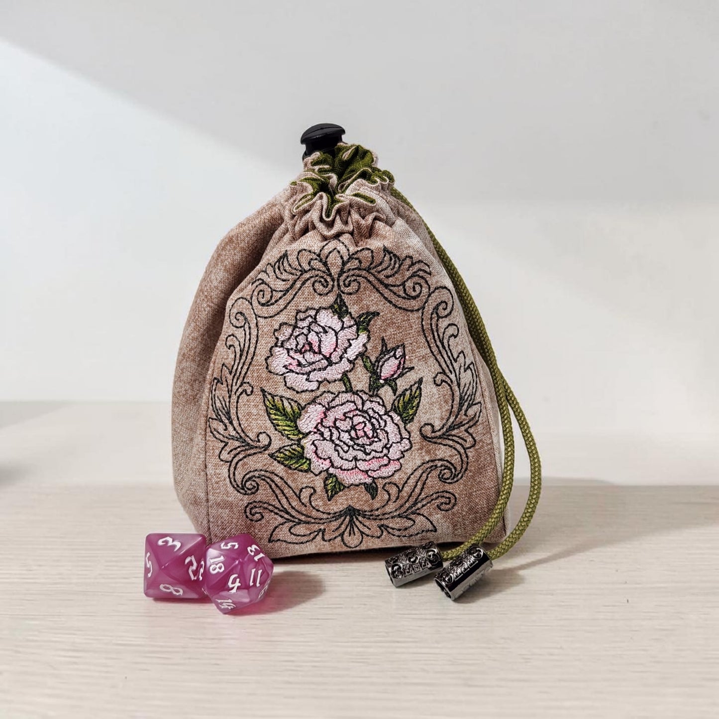 Rose dice bag