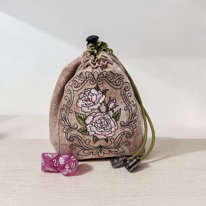 Rose dice bag
