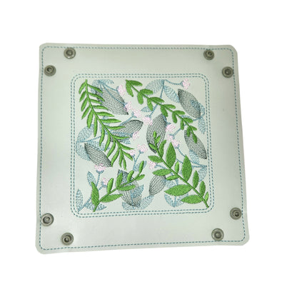 Ferns and flowers dice tray, TTRPG
