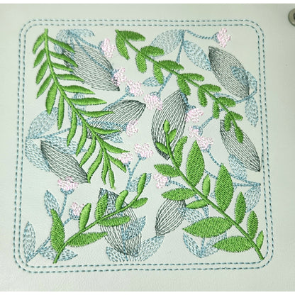 Ferns and flowers dice tray, TTRPG