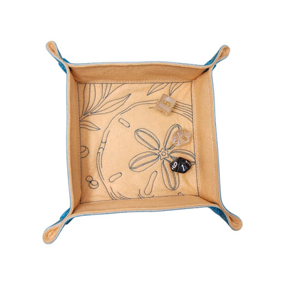 Sand Dollar dice tray